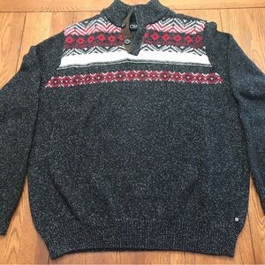 Men's Chaps Black and Red XXL Sweater NWOT